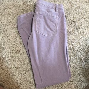 Ann Taylor Loft Lilac Corduroy